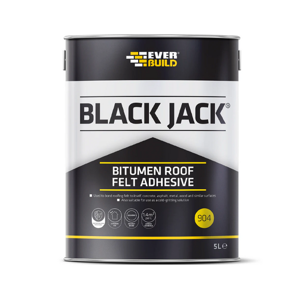 Benefits of Best-Selling EverBuild 904 Black Jack Felt Adhesive at FixTrade.co.uk