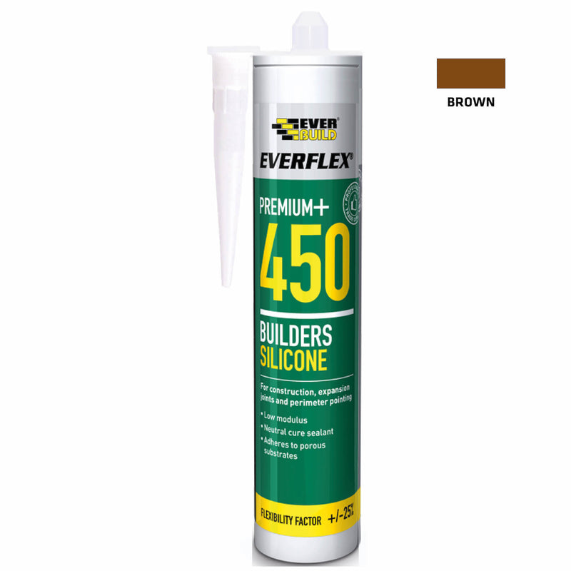 Premium+ 450 Builders Silicone Brown 300ml