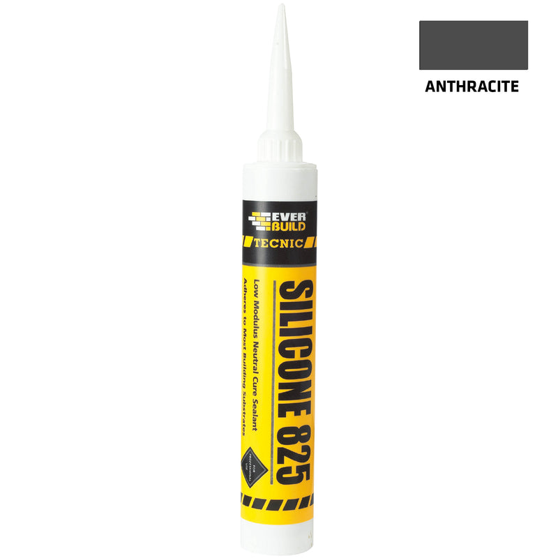 Everbuild Silicone 825 - Anthracite 380ml