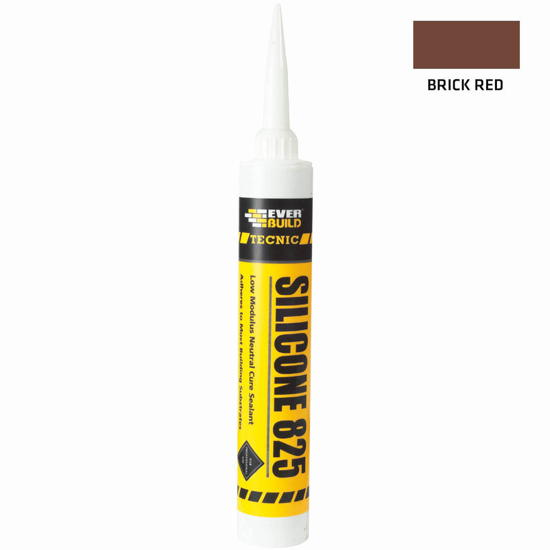 EverBuild Silicone 825 - Brick Red 380ml