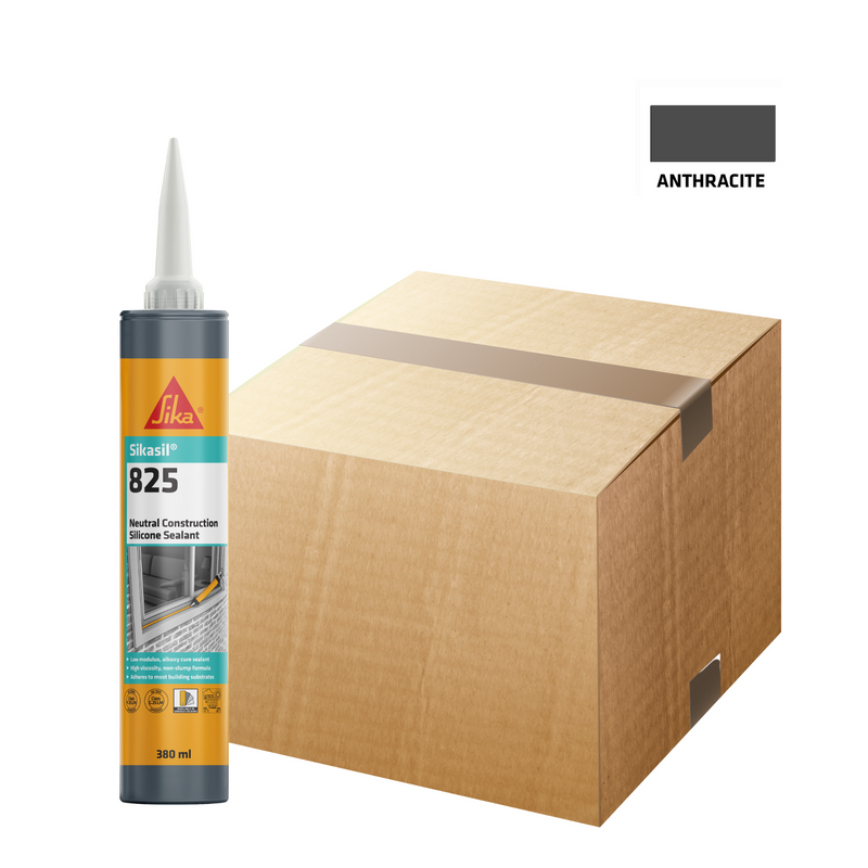 EverBuild Silicone 825 - 380ml Anthracite (Box Of 25)