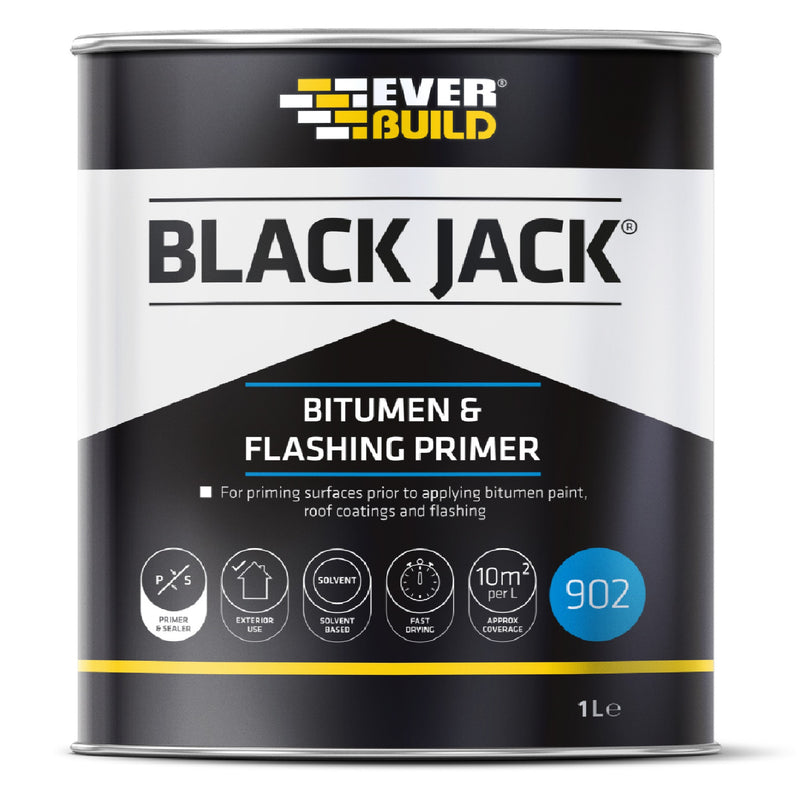 902 Bitumen and Flashing Primer - 1 Litre