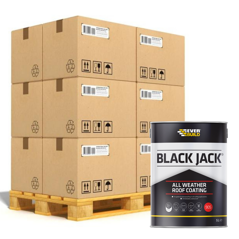 EverBuild 905 Black Jack All Weather Roof Coating - 5 Litre (Pallet Deal)