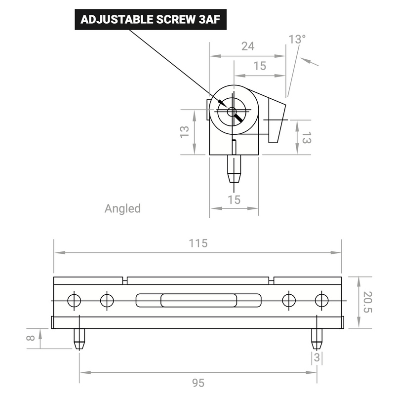 Avocet uPVC Door Butt Hinge Pack of 3 - Flat