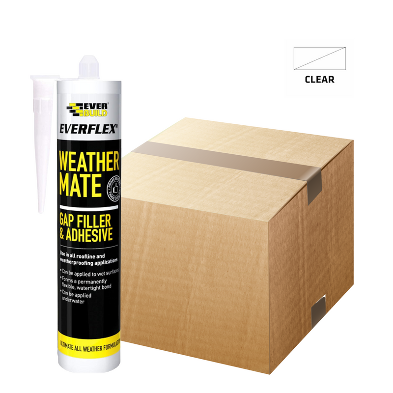 WeatherMate Gap Filler & Adhesive 295ml Clear (Box Of 25)