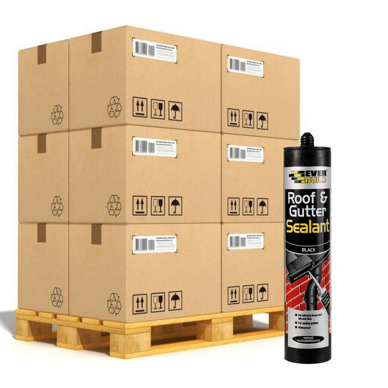 Roof & Gutter Sealant Black 295ml - Pallet Deal