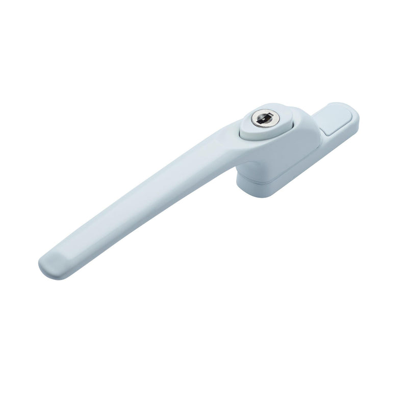 uPVC Window Handle Universal Inline Espag Handle White - SPINDLE LENGTH: 30mm