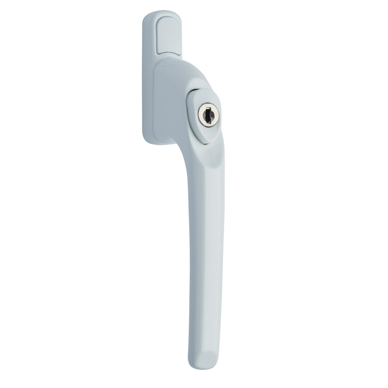 uPVC Window Handle Universal Inline Espag Handle White - SPINDLE LENGTH: 30mm