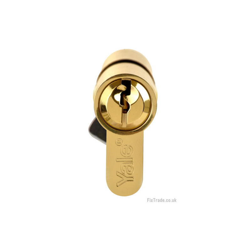 Yale Standard Euro Double Cylinder (Polished Brass)