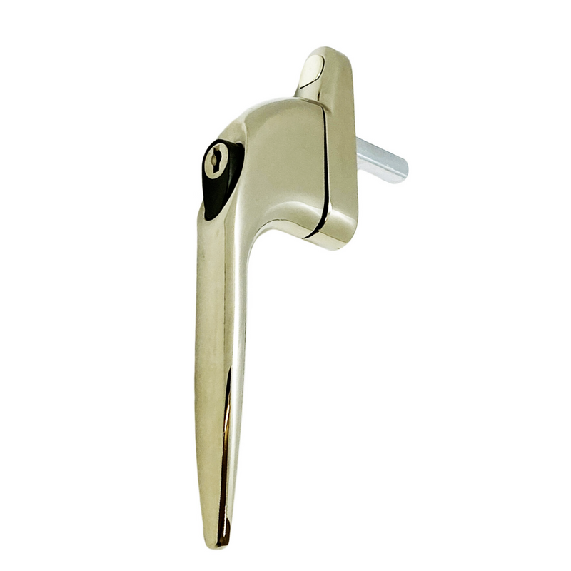 Yale uPVC Window Handle Universal Inline Espag Handle Gold - SPINDLE LENGTH: 40mm