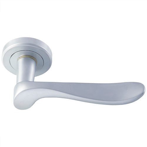 Serozzetta Verdun Lever On Rose Door Handles Satin Chrome