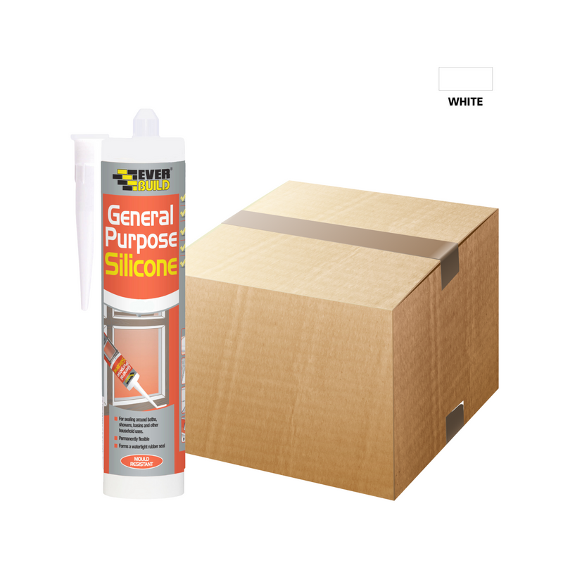 General Purpose Silicone 280ml White (Box Of 12)