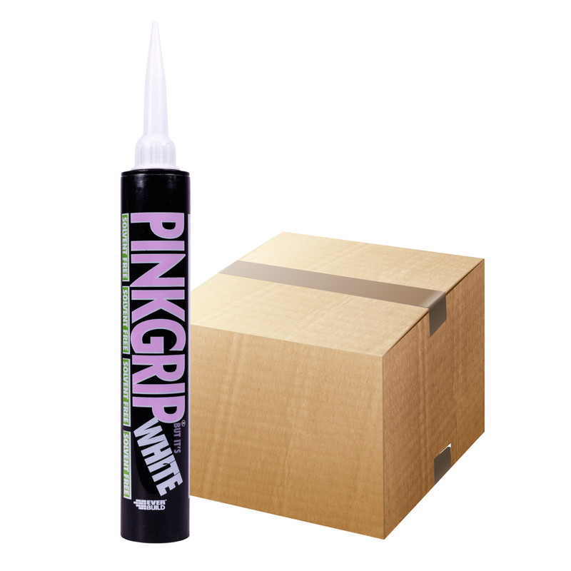 Pinkgrip But It's White Solvent Free Adhesive 380ml (Box Of 12)