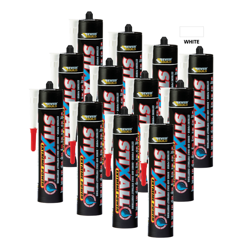 Stixall Adhesive & Sealant White 290ml (Box Of 12)