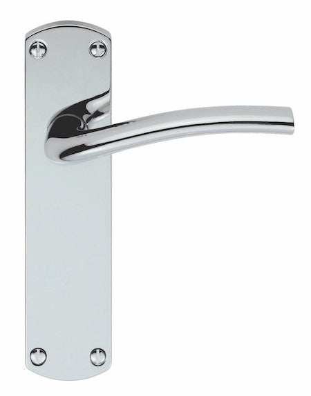 Serozzetta Cuatro Door Handles Latch Polished Chrome