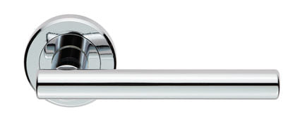 Serozzetta Philadelphia Lever On Rose Door Handles Polished Chrome