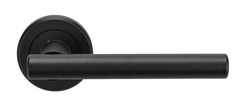 Serozzetta Philadelphia Lever On Rose Door Handles Matt Black