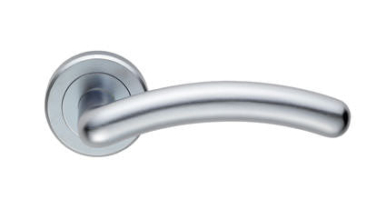 Serozzetta Noxia Lever On Rose Door Handles Satin Chrome