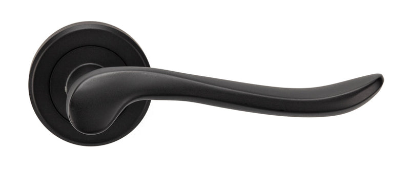 Serozzetta Verdun Lever On Rose Door Handles Matt Black