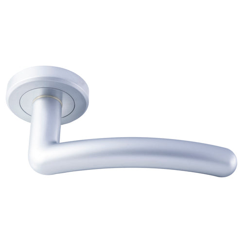 Serozzetta Noxia Lever On Rose Door Handles Satin Chrome